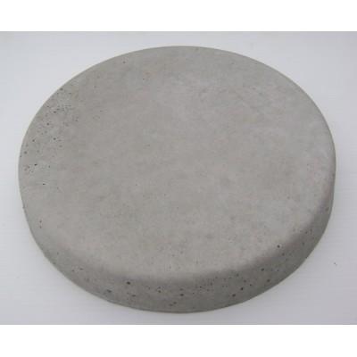 Round concrete stepping stone